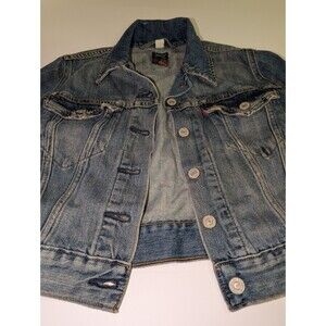 VTG Levi Strauss & Co. Button Up Denim Trucker Jean Jacket Women's Size XS